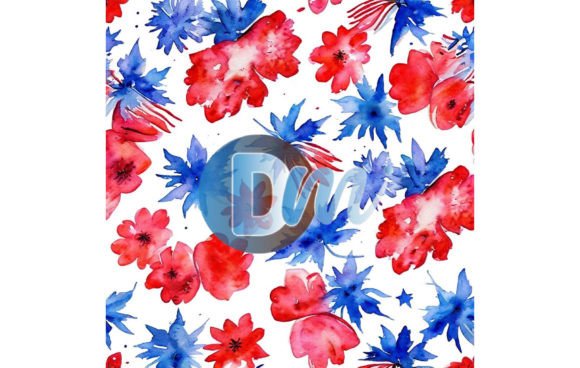 4th of July Seamless Pattern 117: A Designer’s Asset for Festive Visual Identity