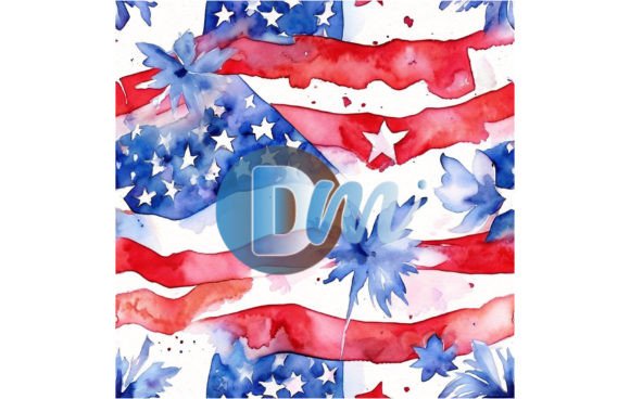 4th of July Seamless Pattern 31: A Patriotic Design for Every Occasion