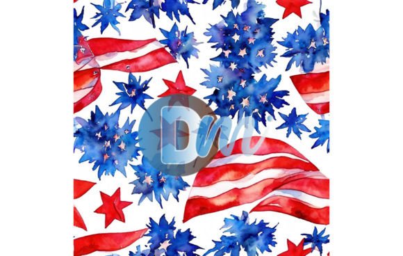 4th of July Seamless Pattern 78: Versatile Design Asset