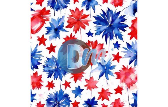 4th of July Seamless Pattern 90: Designing Patriotic Themes with Purpose