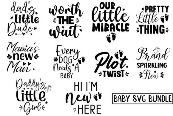 Baby SVG Bundle: A Versatile Resource for Your Baby-Themed Projects