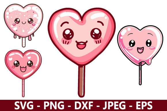 Exploring the Creative Potential of the Adorable Heart Lolly SVG Bundle