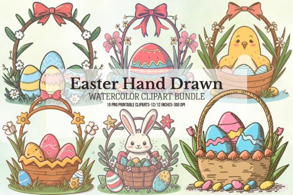 Hand Drawn Easter Sublimation Clipart: Creative Ways to Use It This Season