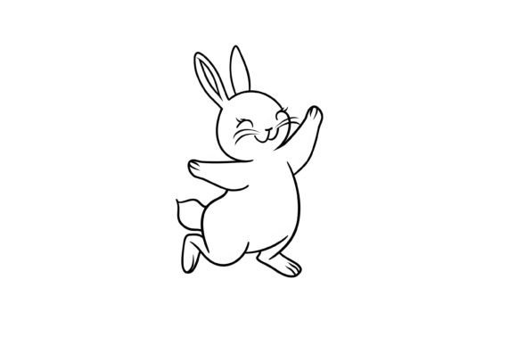 Happy Animal Coloring Page for Kids