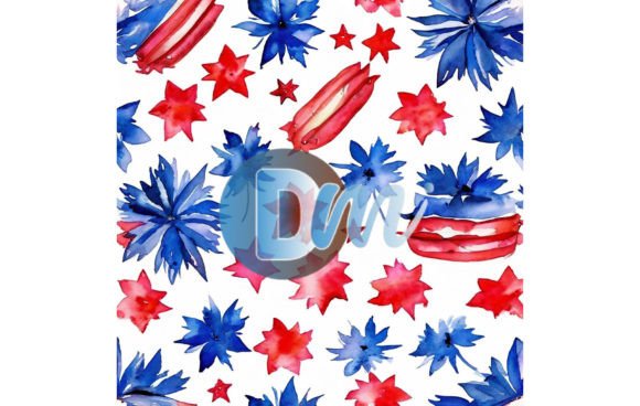 How 4th of July Seamless Pattern 74 Brings Patriotic Design to Real Projects