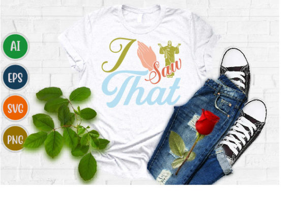 I Saw That Faith Love Jesus Christ Typeface