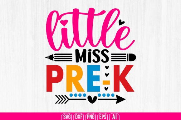 Little Miss Pre-k: A Playful Font for Creative Projects