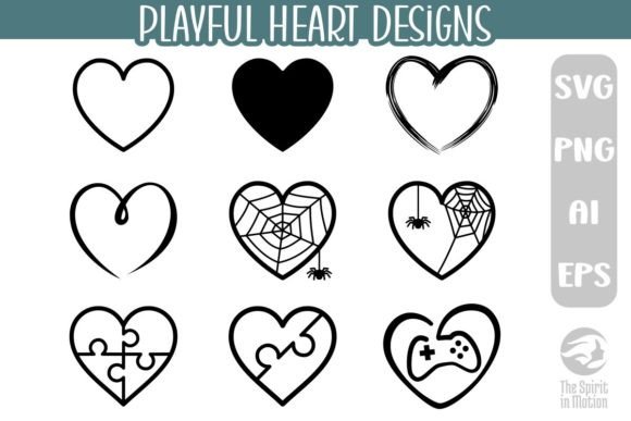 Playful Heart Icon Designs – More Than Just a Pretty Shape
