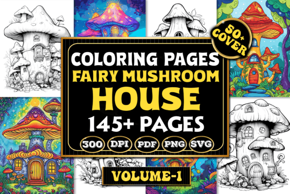 Rediscovering Wonder: The Art of Fairy Mushroom House Coloring Pages