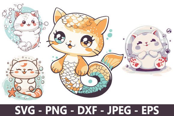 Sea Manekineko SVG Bundle: Whimsical Display Font for Creative Projects