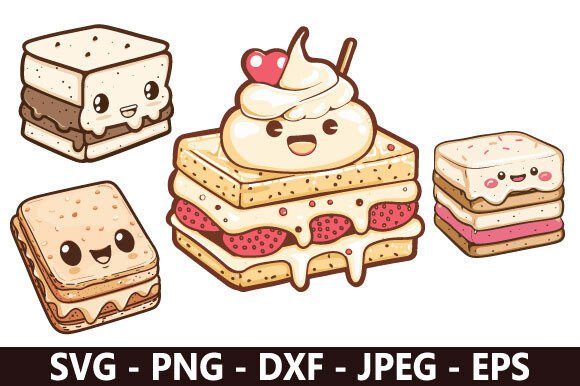 The Ice Cream Sandwich SVG Bundle: Creative Versatility for Modern Design