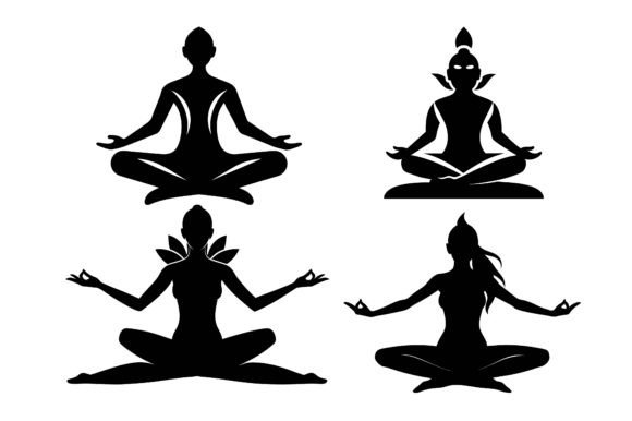 Woman in Bayam Yoga Black Silhouette Set: A Comprehensive Overview